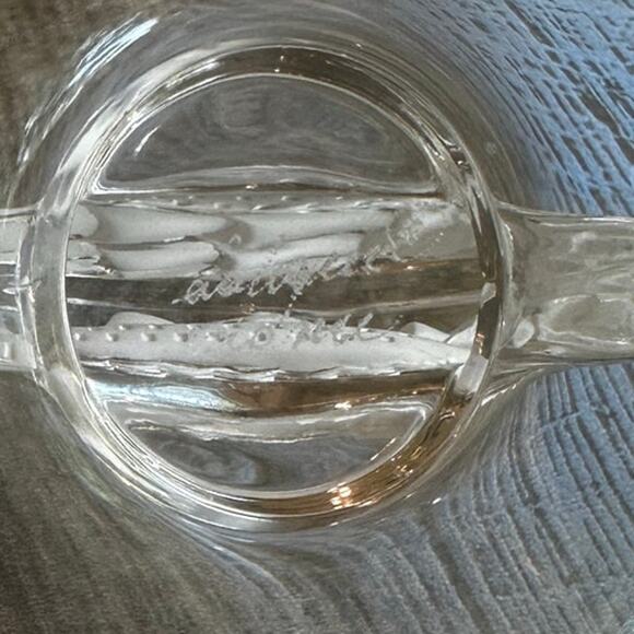 Lalique France Signed Clear Crystal Caravelle Clipper Ship Jewelry Trinket Dish - Picture 6 of 6